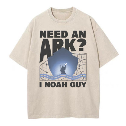Need An Ark Christian Washed T-Shirt
