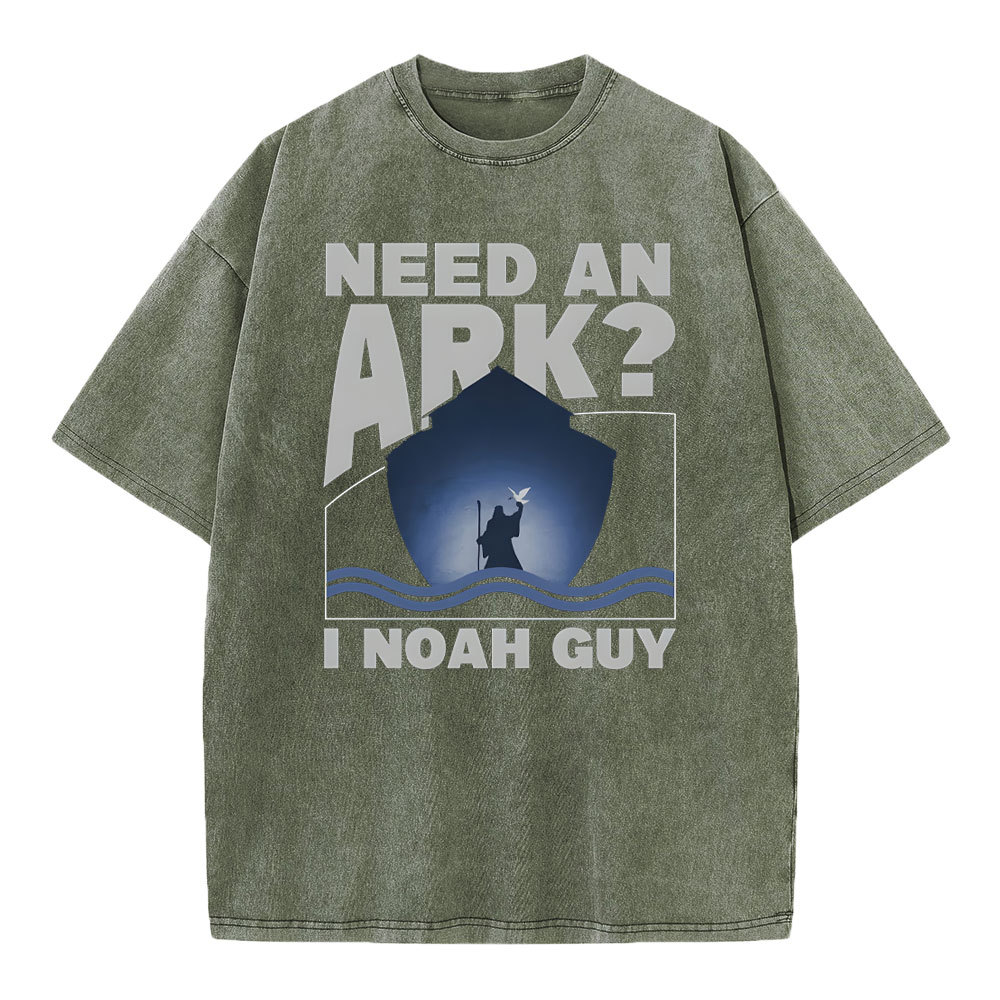 Need An Ark Christian Washed T-Shirt