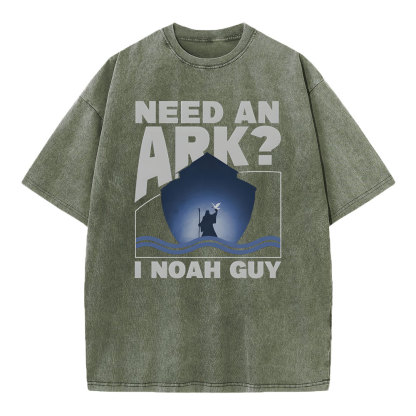 Need An Ark Christian Washed T-Shirt