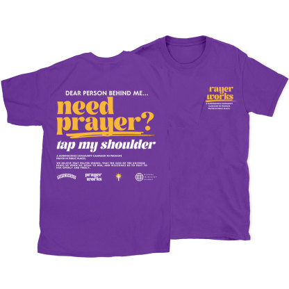 Need Prayer Tap My Shoulder Christian T-Shirt
