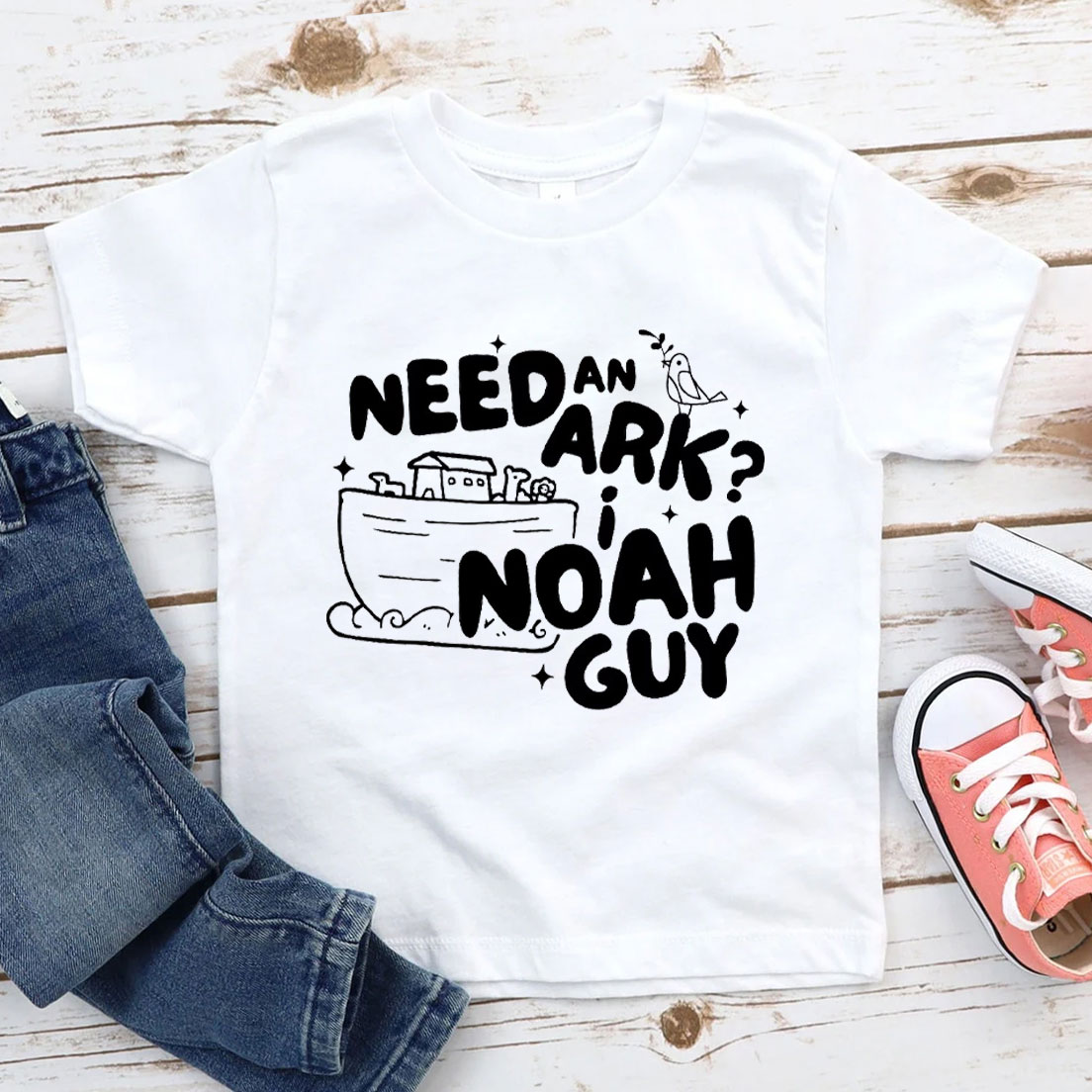Need An Ark I Noah Christian Kid T-Shirt