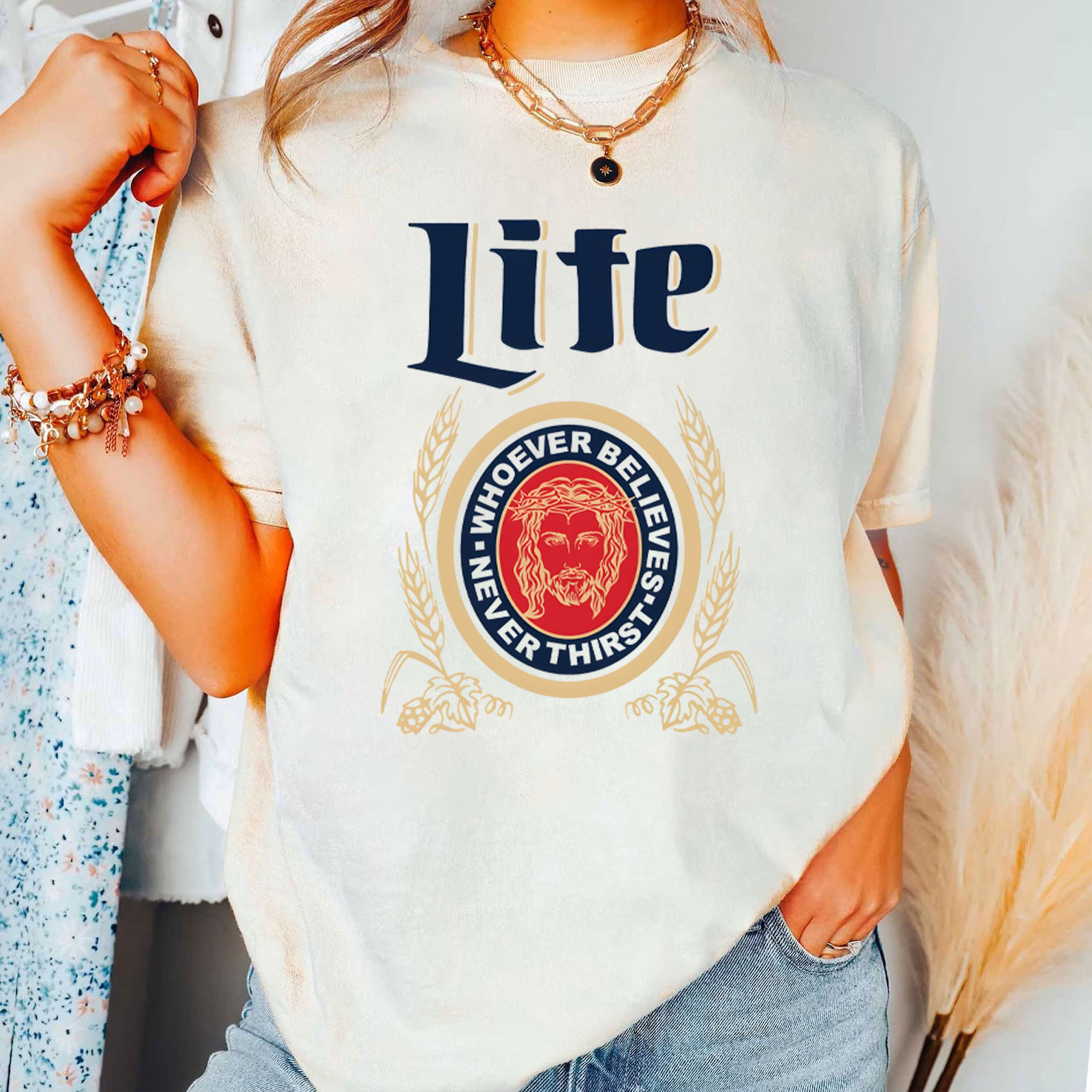 Never Thirst Christian T-Shirt