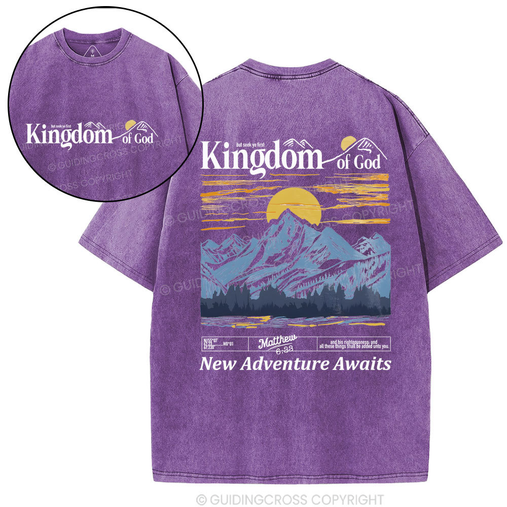New Adventure Awaits Christian Washed T-Shirt