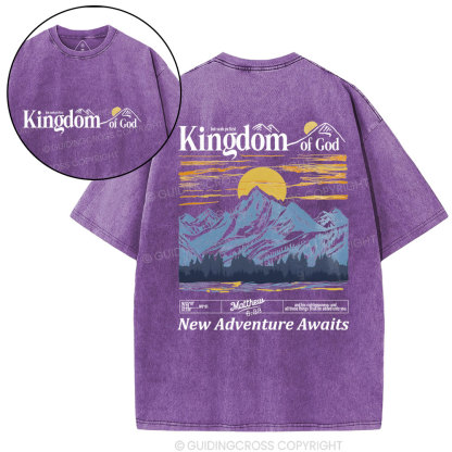 New Adventure Awaits Christian Washed T-Shirt
