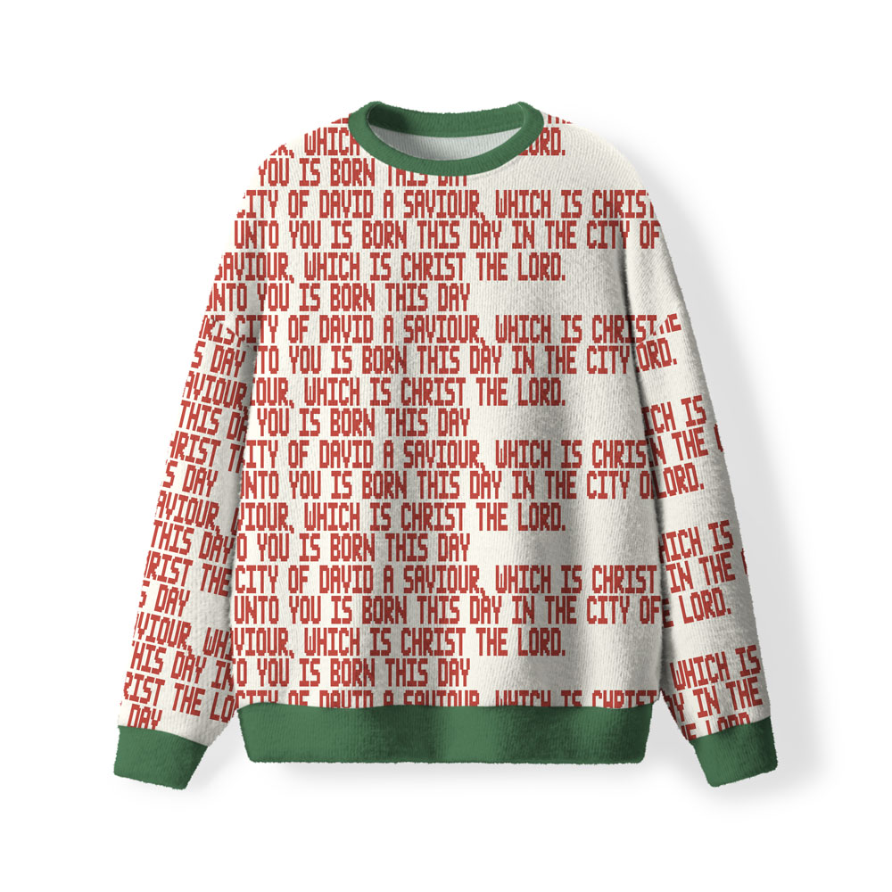 New Born Furry Christian Lightweight Sweater