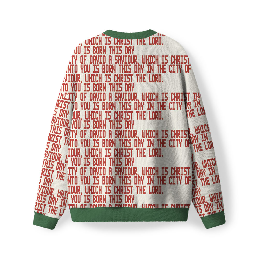 New Born Furry Christian Lightweight Sweater