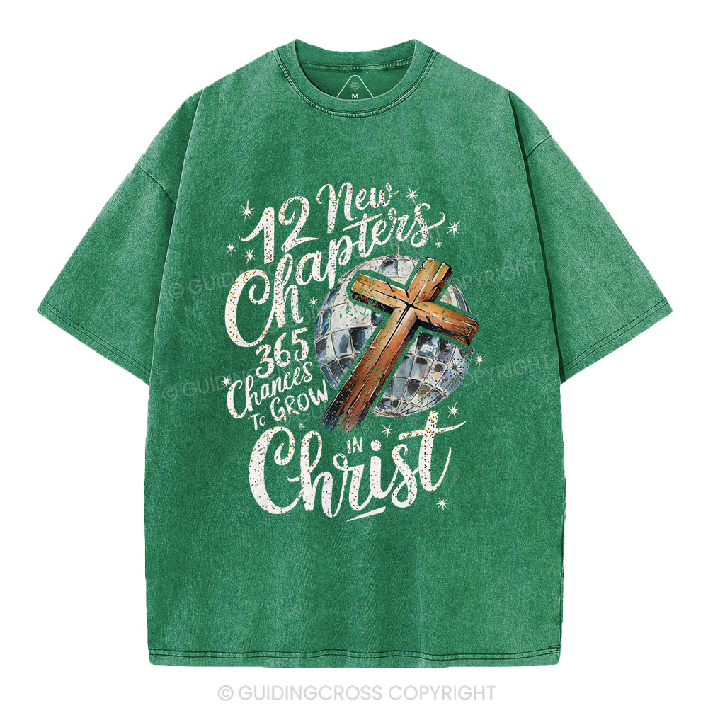 New Chapters In Christ Christian Washed T-Shirt