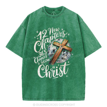 New Chapters In Christ Christian Washed T-Shirt