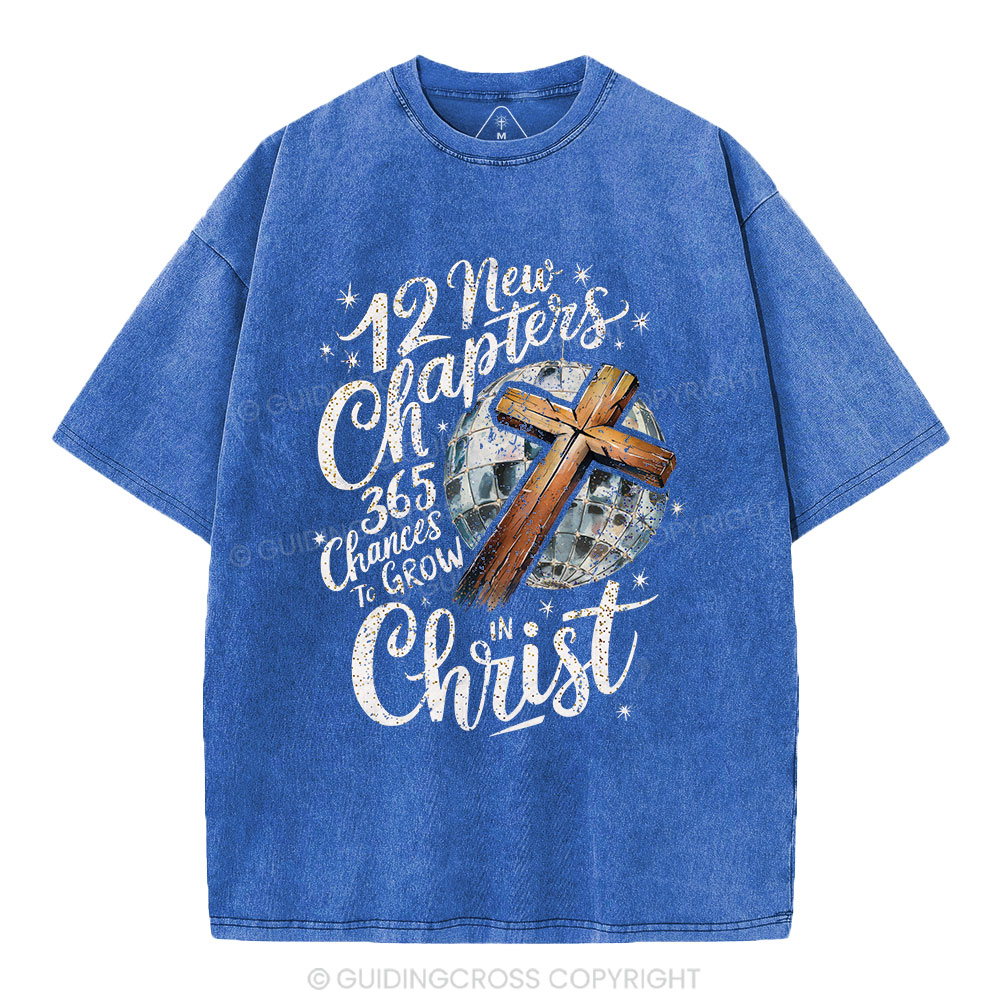 New Chapters In Christ Christian Washed T-Shirt