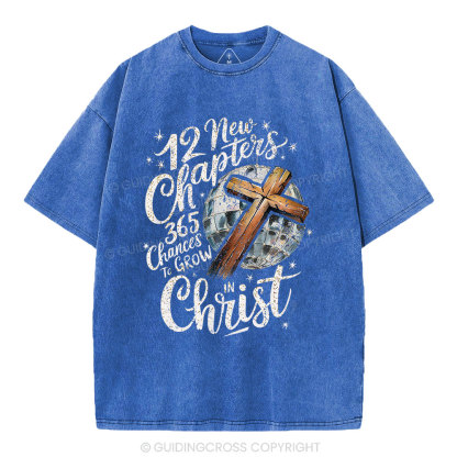 New Chapters In Christ Christian Washed T-Shirt