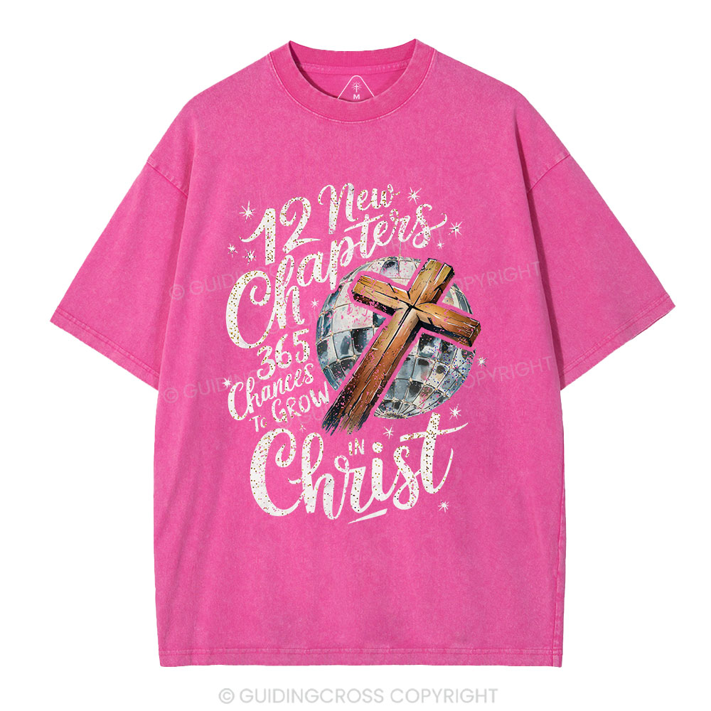 New Chapters In Christ Christian Washed T-Shirt