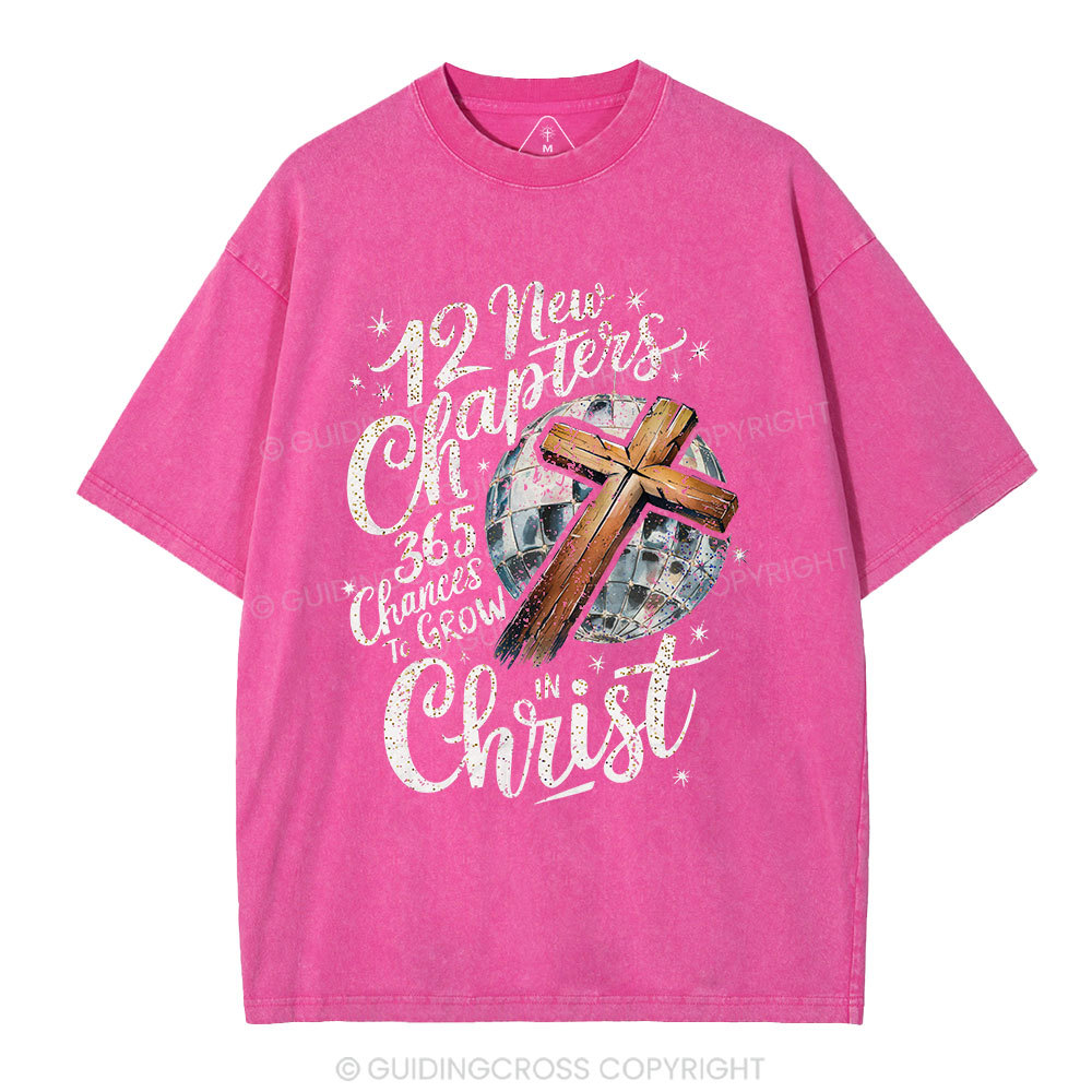New Chapters In Christ Christian Washed T-Shirt