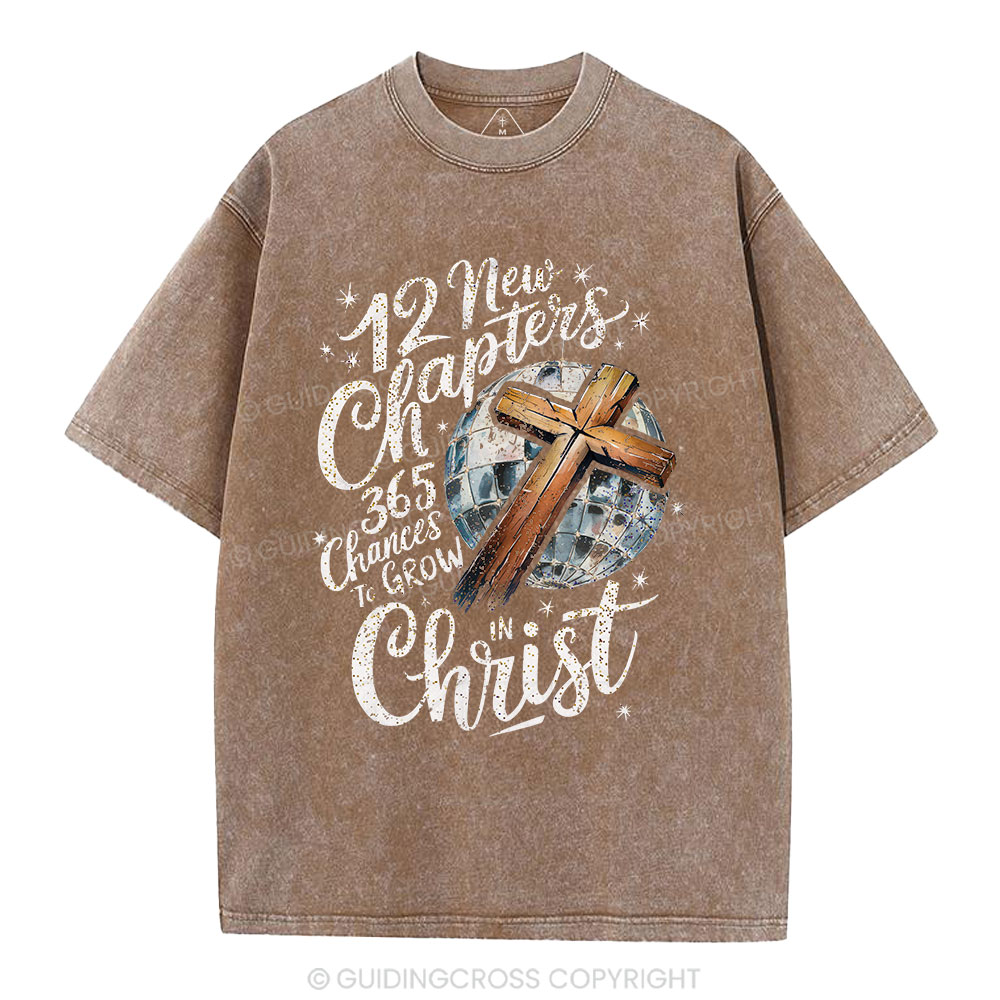 New Chapters In Christ Christian Washed T-Shirt