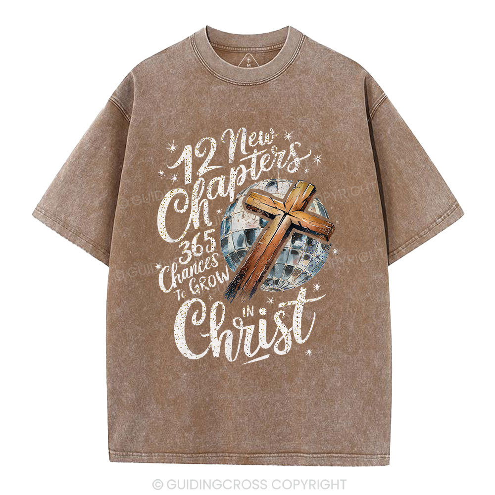 New Chapters In Christ Christian Washed T-Shirt
