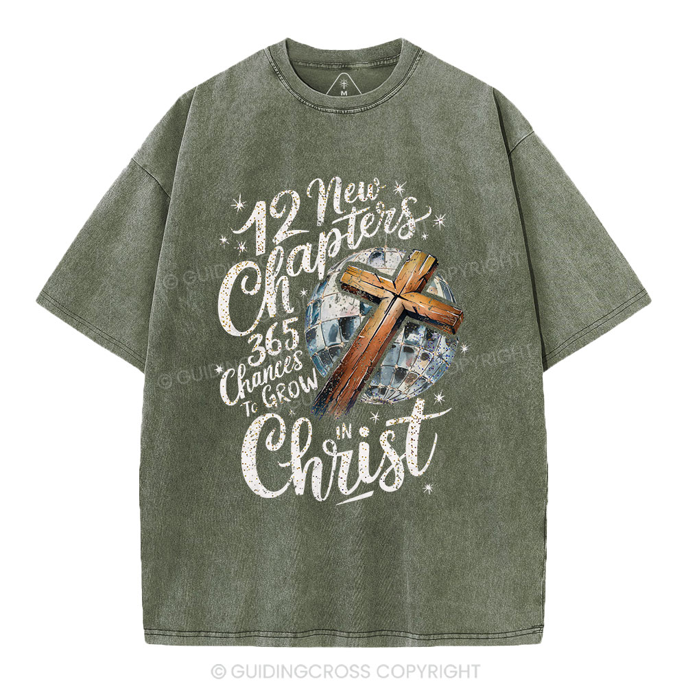 New Chapters In Christ Christian Washed T-Shirt