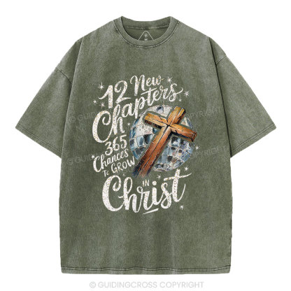 New Chapters In Christ Christian Washed T-Shirt