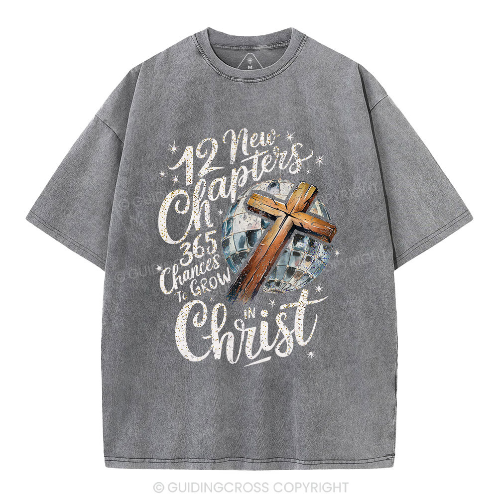 New Chapters In Christ Christian Washed T-Shirt