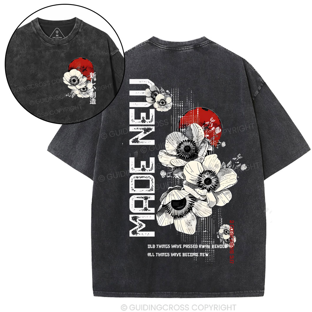 New Creation Chirstian Washed T-Shirt