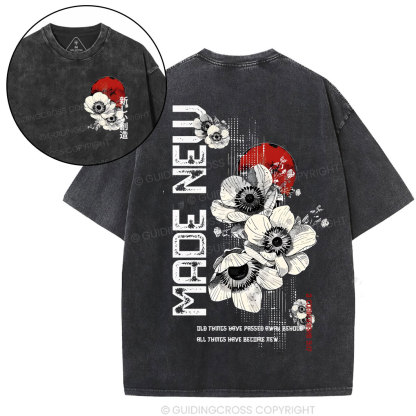 New Creation Chirstian Washed T-Shirt