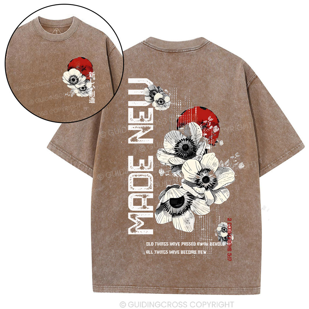 New Creation Chirstian Washed T-Shirt