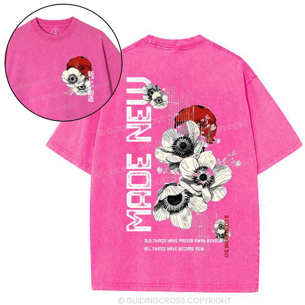 New Creation Chirstian Washed T-Shirt