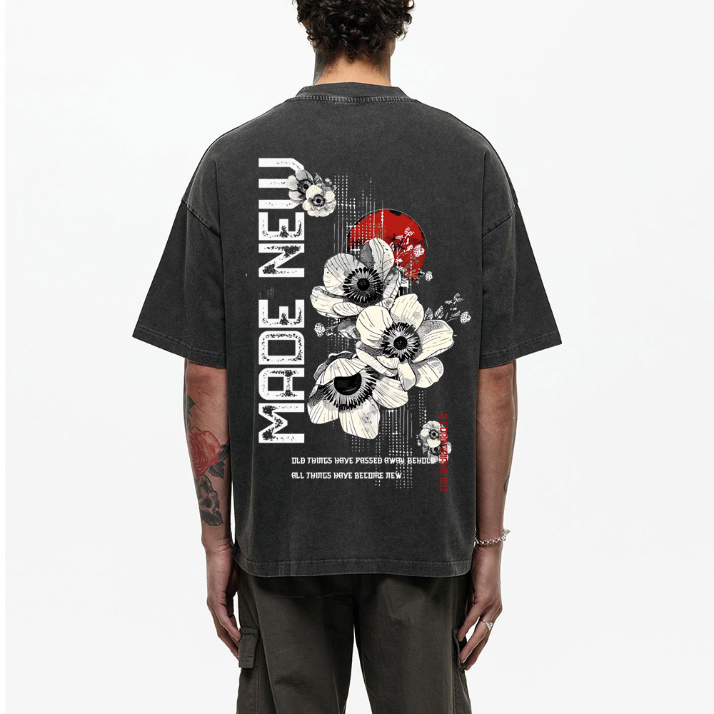 New Creation Chirstian Washed T-Shirt