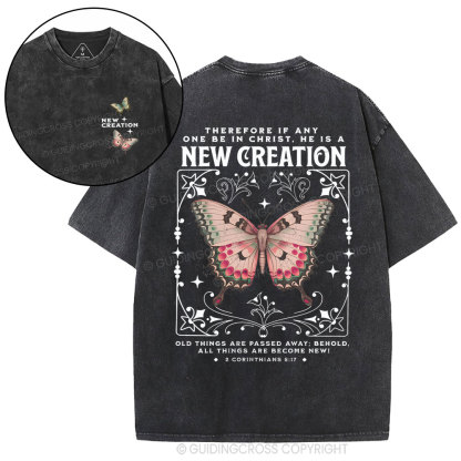 New Creation Christian Washed T-Shirt