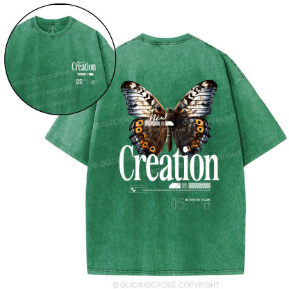 New Creation Christian Washed T-Shirt