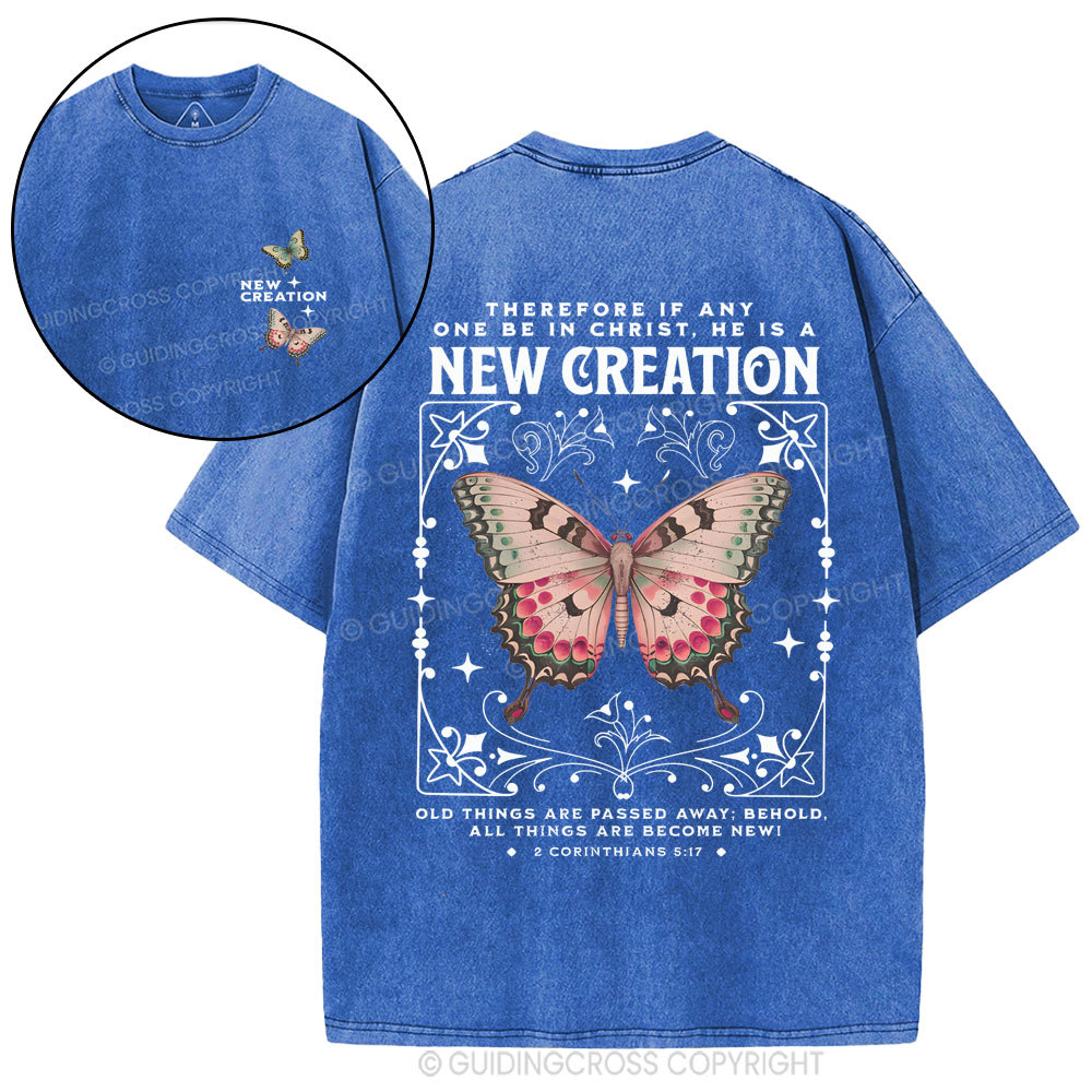 New Creation Christian Washed T-Shirt