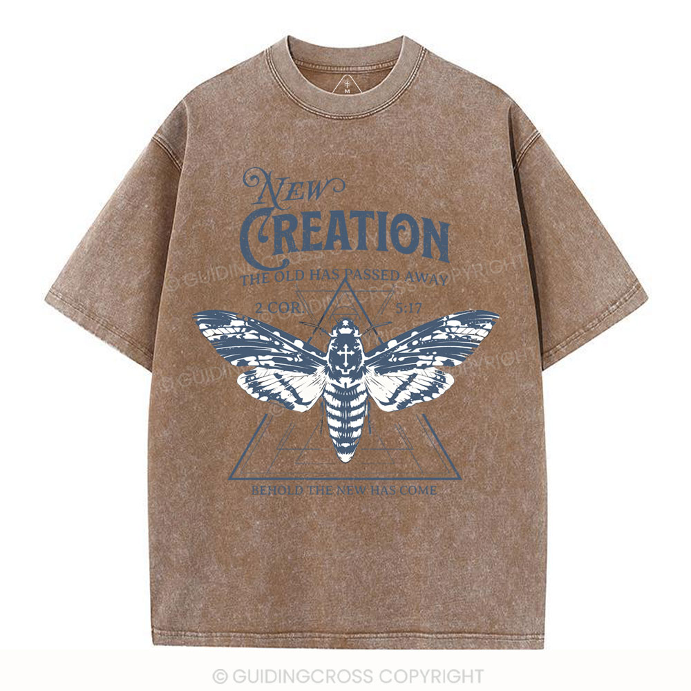 New Creation Christian Washed T-Shirt