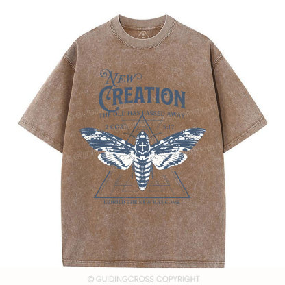 New Creation Christian Washed T-Shirt