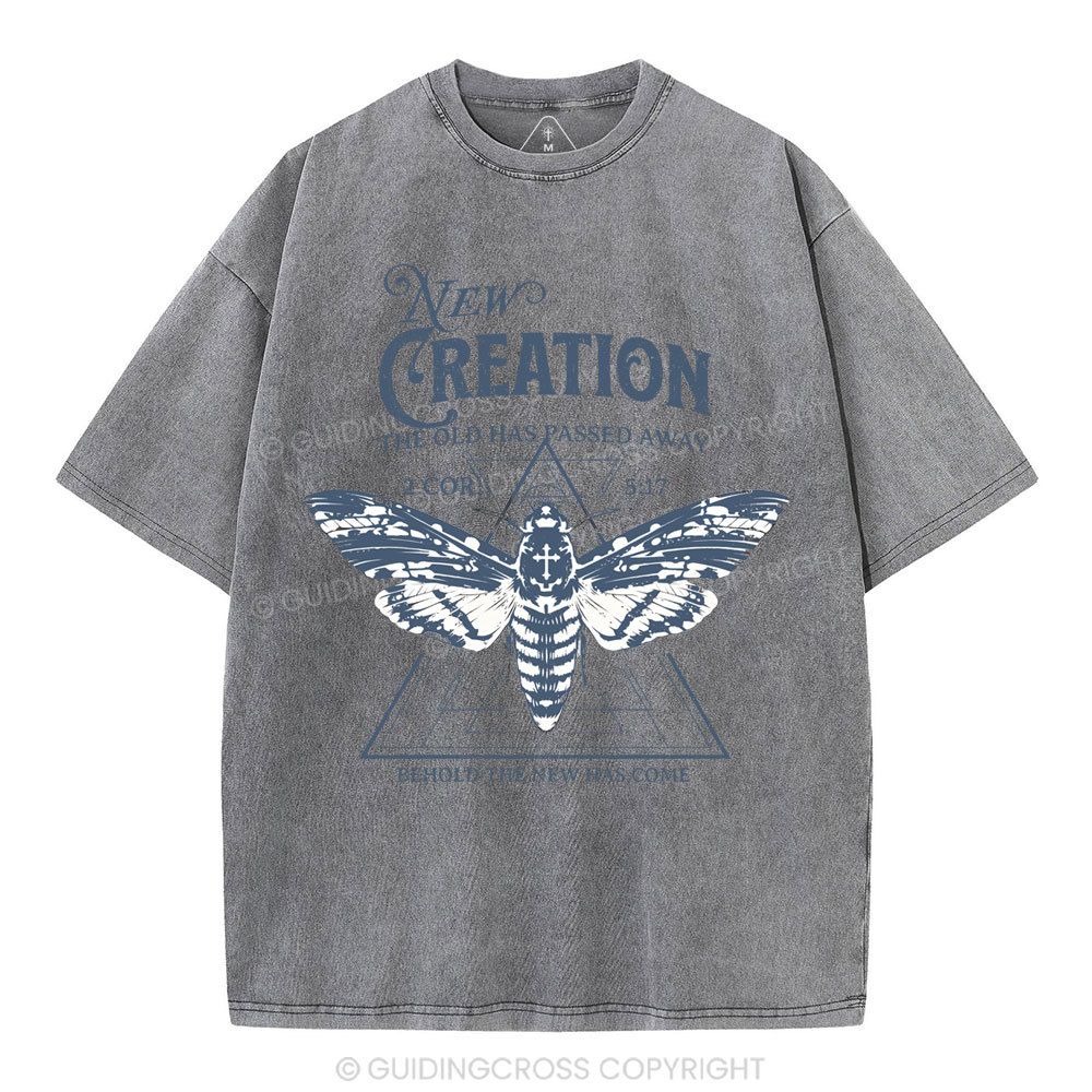 New Creation Christian Washed T-Shirt