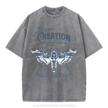 New Creation Christian Washed T-Shirt
