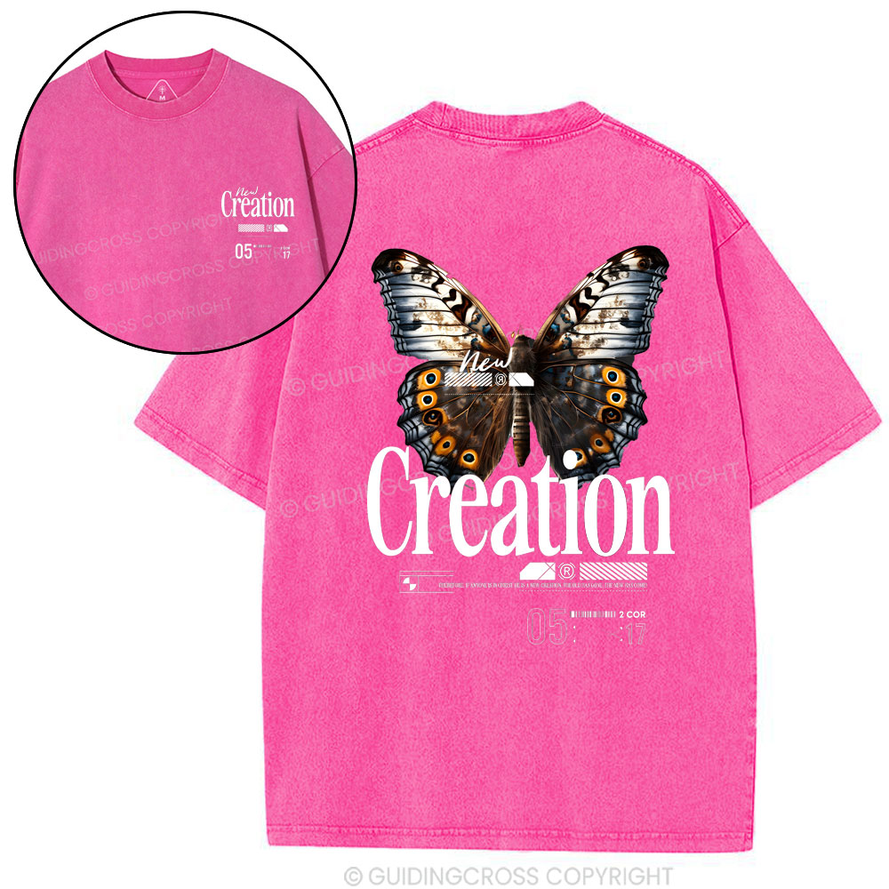 New Creation Christian Washed T-Shirt