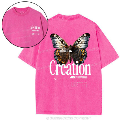 New Creation Christian Washed T-Shirt