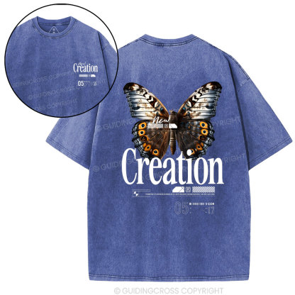 New Creation Christian Washed T-Shirt