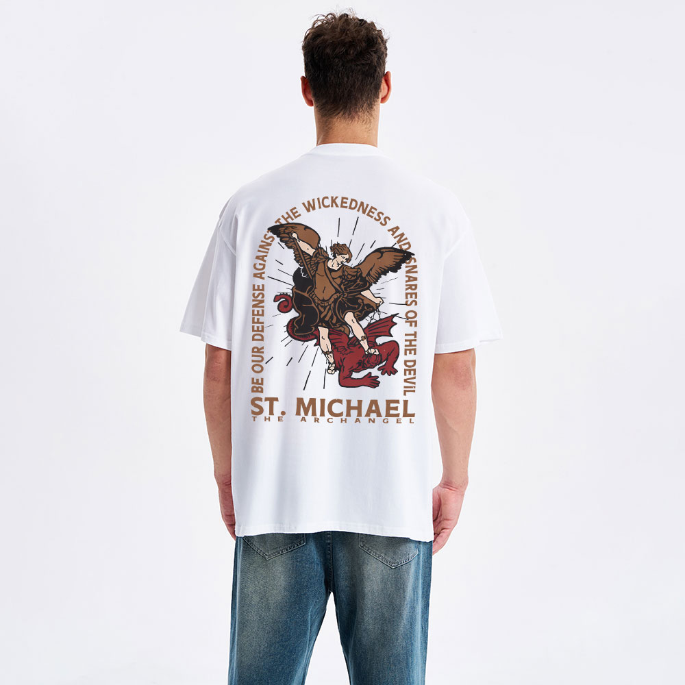 New ST Michael The Archangel Christian Classic T-Shirt