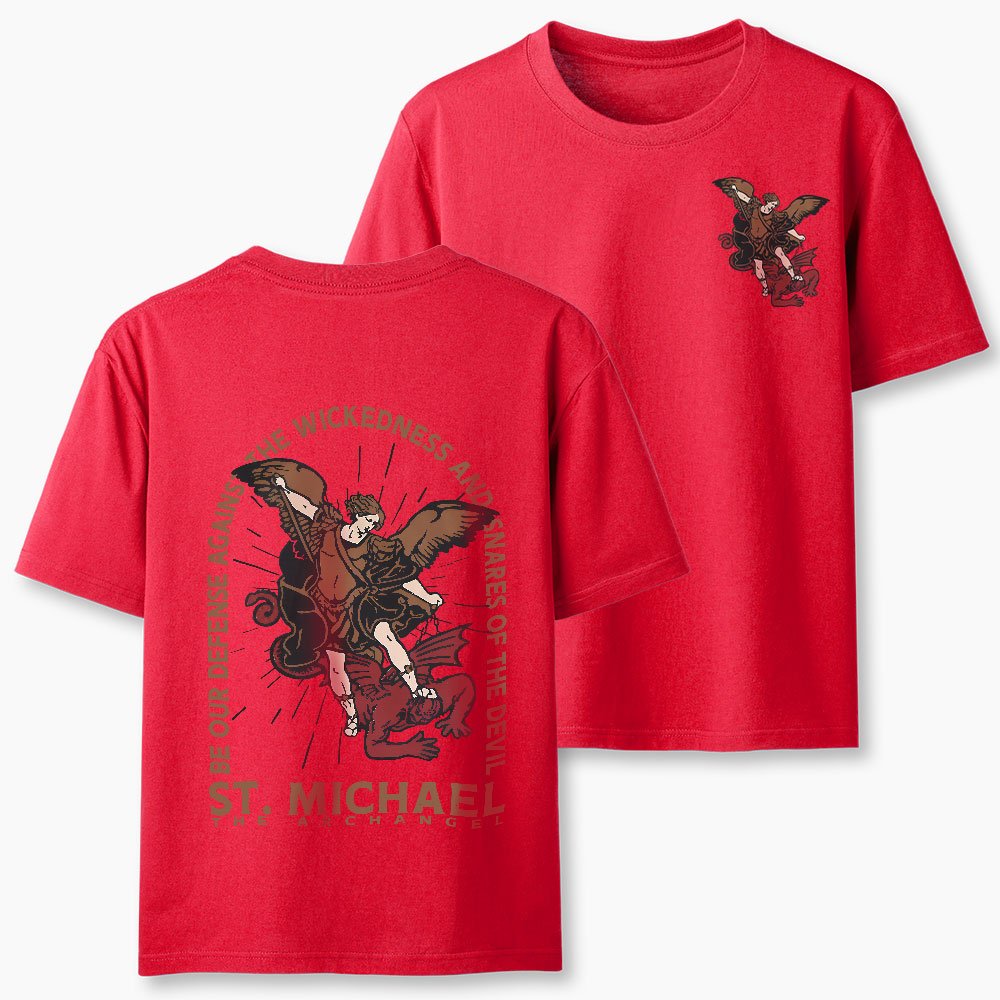 New ST Michael The Archangel Christian Classic T-Shirt