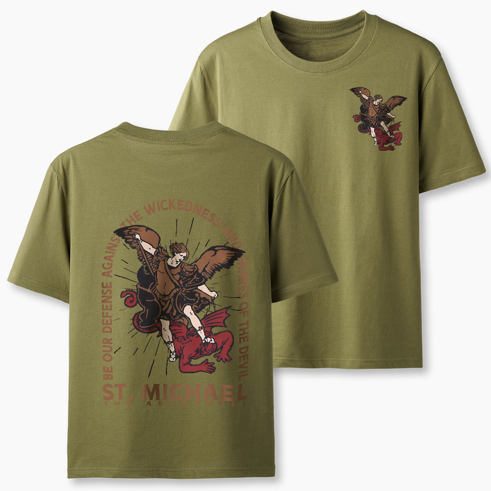 New ST Michael The Archangel Christian Classic T-Shirt