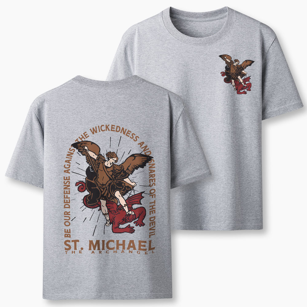 New ST Michael The Archangel Christian Classic T-Shirt