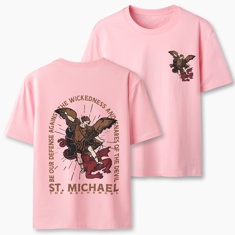 New ST Michael The Archangel Christian Classic T-Shirt