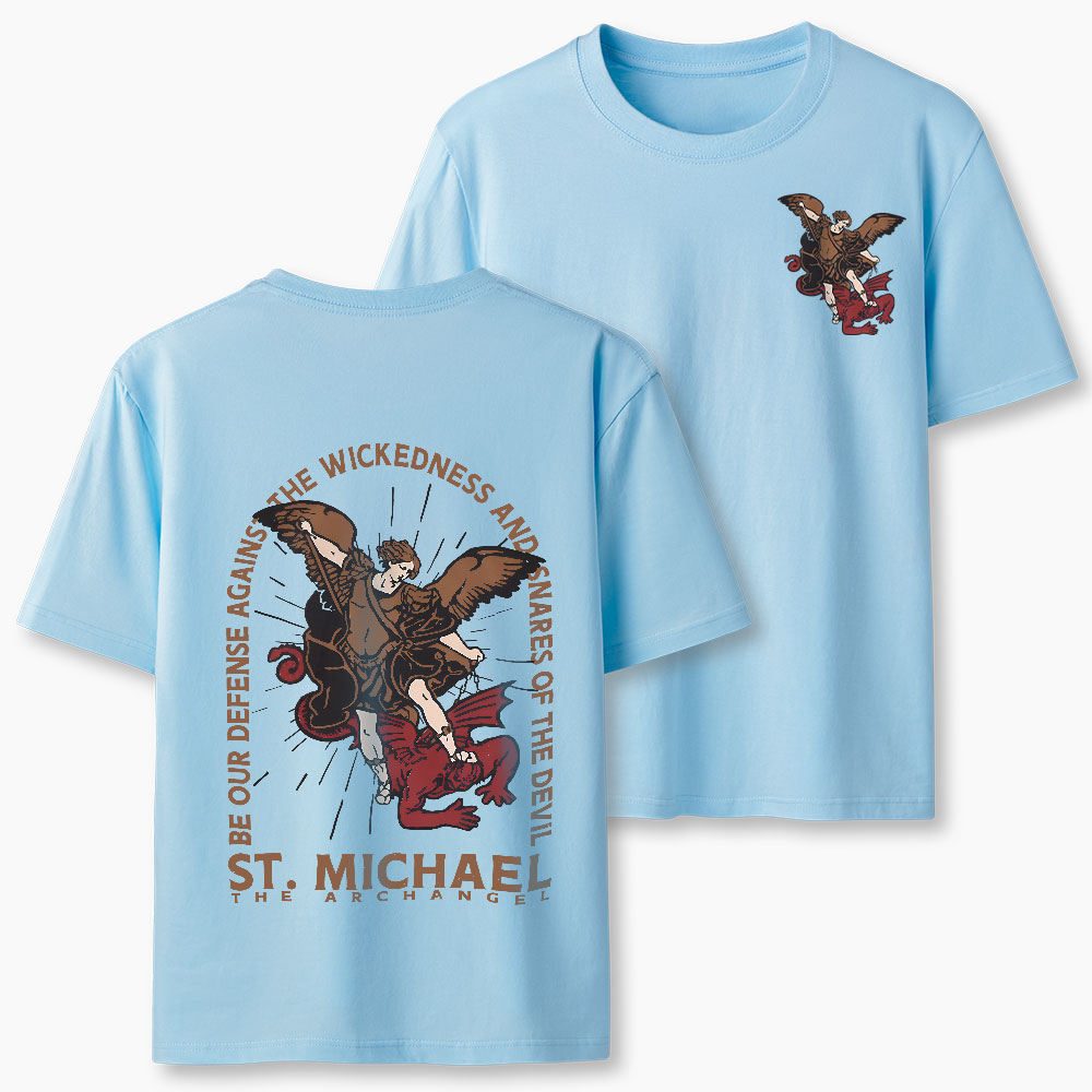 New ST Michael The Archangel Christian Classic T-Shirt