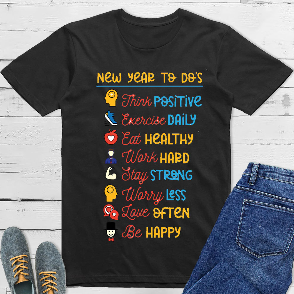New Year To Do List Christian T-Shirt