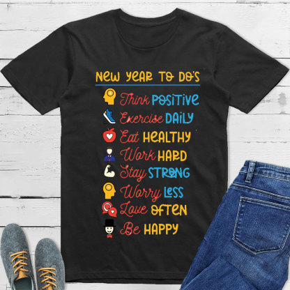 New Year To Do List Christian T-Shirt