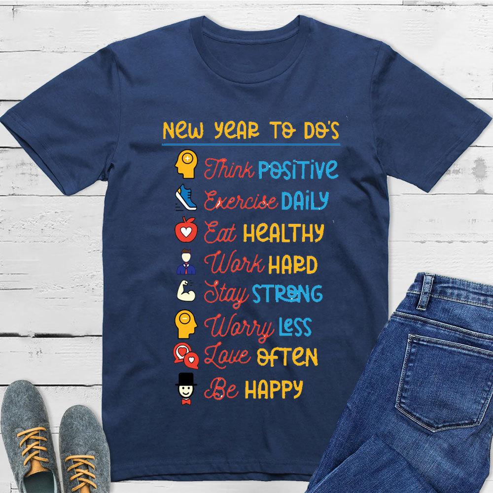 New Year To Do List Christian T-Shirt
