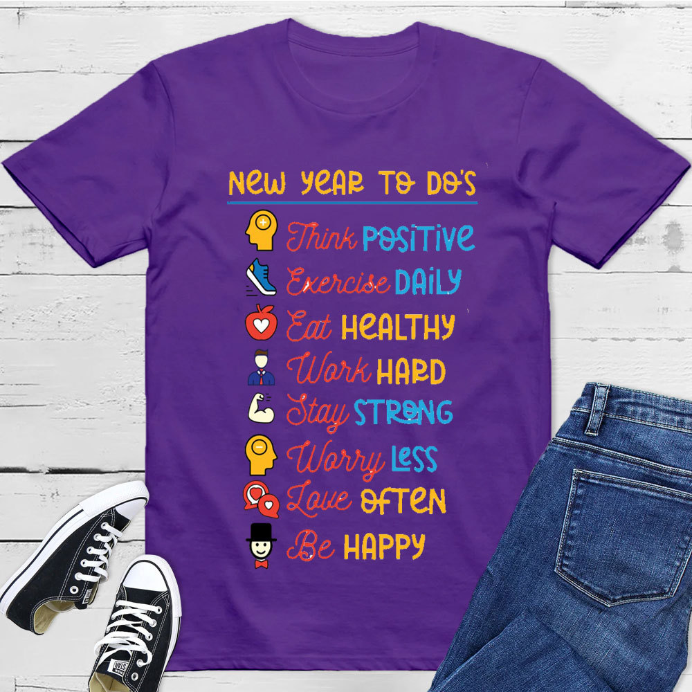 New Year To Do List Christian T-Shirt