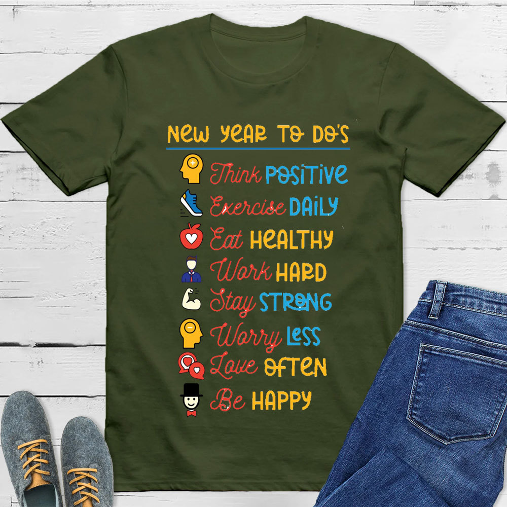 New Year To Do List Christian T-Shirt
