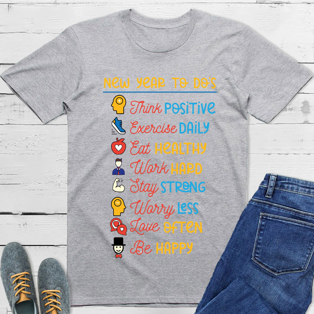 New Year To Do List Christian T-Shirt