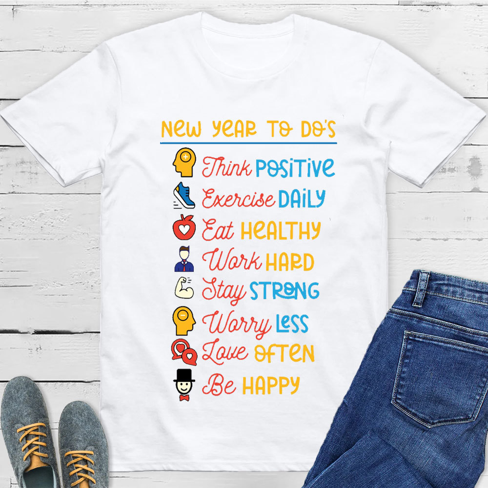New Year To Do List Christian T-Shirt