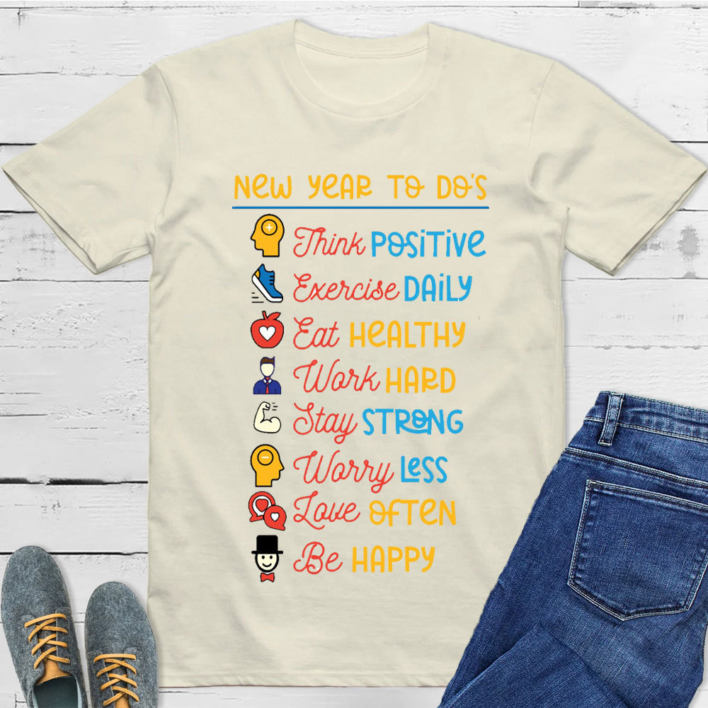 New Year To Do List Christian T-Shirt